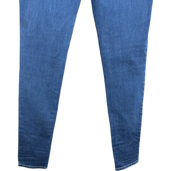 American Eagle Blue Denim Jeggings Womens 2 Skinny Leg Stretch - Picture 7 of 12